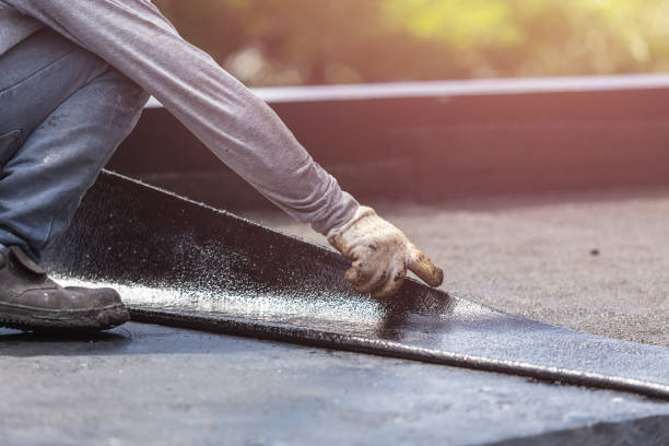 Professional Basement Waterproofing technician working in Casnovia, MI